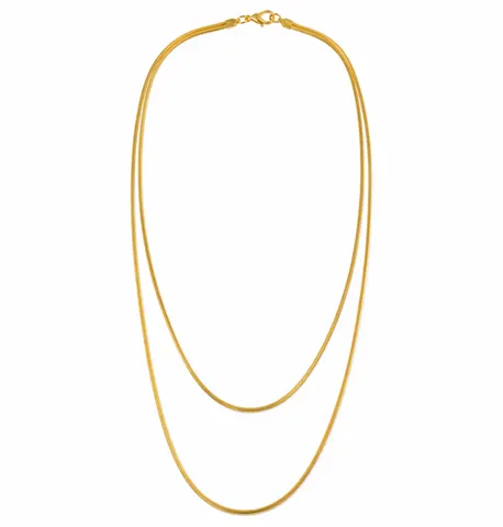 SORA DOUBLE NECKLACE | BAY — produktfoto