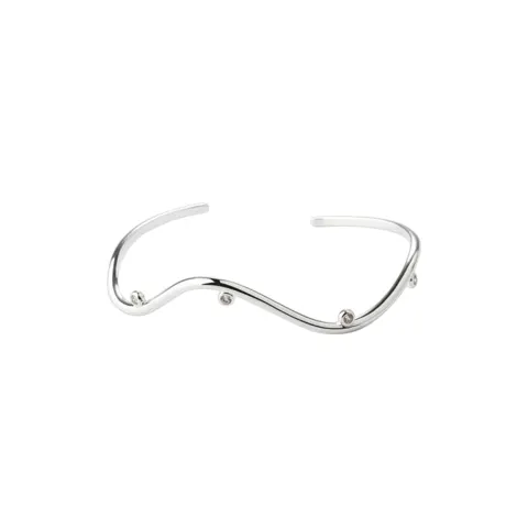 *WAVY BANGLE | SILVER — produktfoto