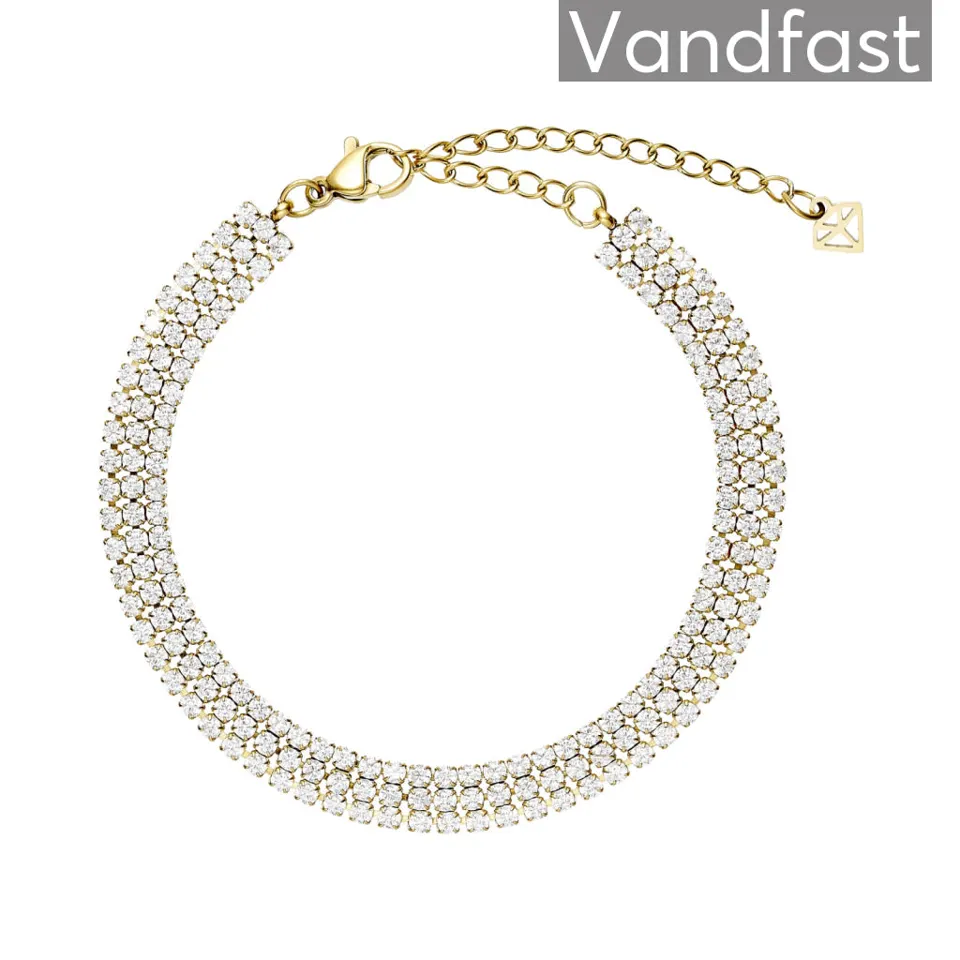 ANNEBRAUNER Tennis Triple Armbånd 18K Guldbelagt — produktfoto