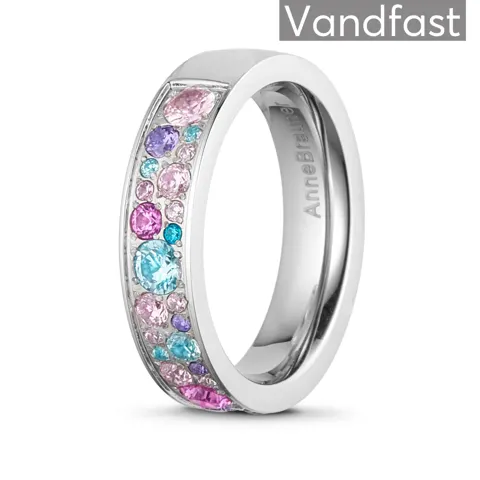 ANNEBRAUNER Sparkling Pink/Violet Ring — produktfoto