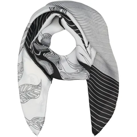 Marta du Chateau dame tørklæde MdcJuline FA-Scarf - Black31321-3 — produktfoto