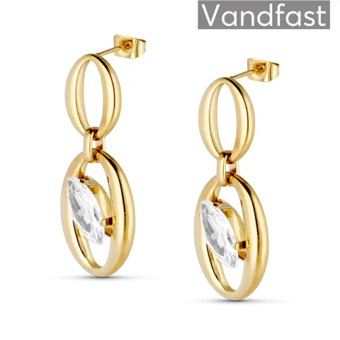 ANNEBRAUNER Kennedy Zirconia Øreringe 18K Guldbelagt — produktfoto