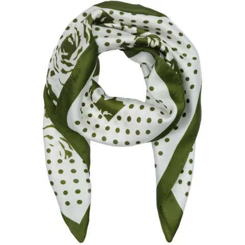 Marta du Chateau dame tørklæde MdcJuline FA-Scarf - Green31215 — produktfoto