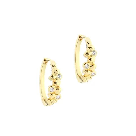 *DARLING ROCK HOOP | GOLDEN — produktfoto