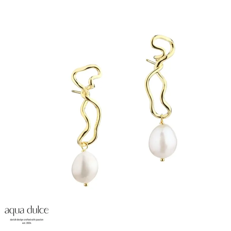 CURLY BODIL EARSTUD | GOLDEN — produktfoto