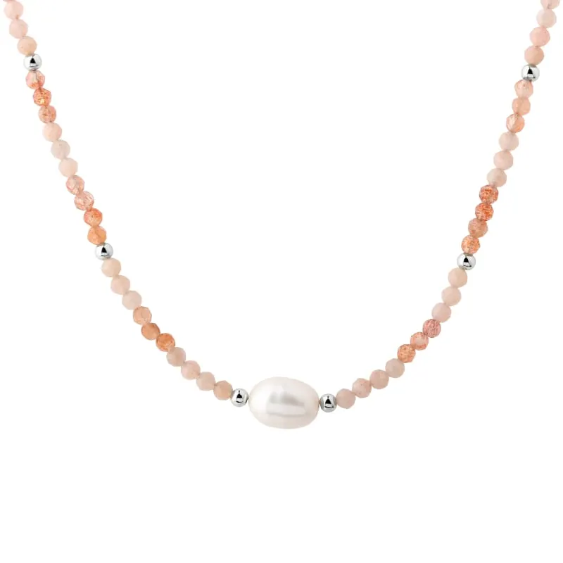 *SUNELLA MIX NECKLACE | SILVER — produktfoto