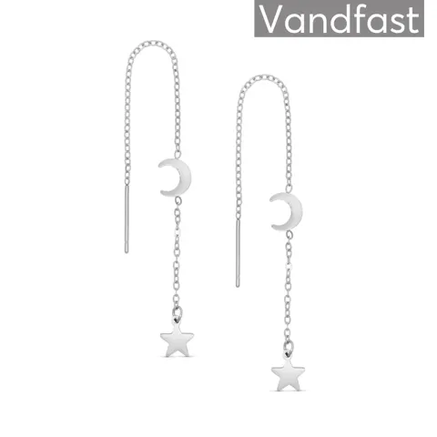 ANNEBRAUNER Star & Moon Øreringe — produktfoto
