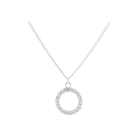 *DARLING CIRCLE NECKLACE | SILVER — produktfoto