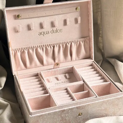 JEWELLERY BOX BIG | ROSE - Tarif kode 4202 92 98 90 — produktfoto