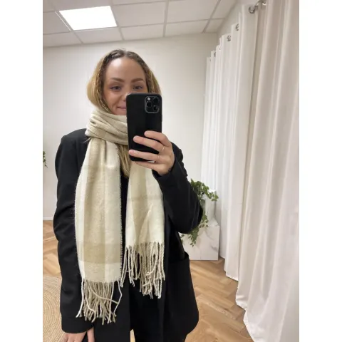 Marta Du Chateau dame tørklæde 182302 - Beige — produktfoto