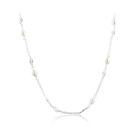 MILENA PEARL NECKLACE | SILVER — produktfoto