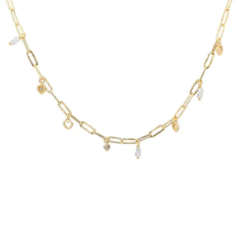 LOVE ME MORE NECKLACE | GOLDEN — produktfoto
