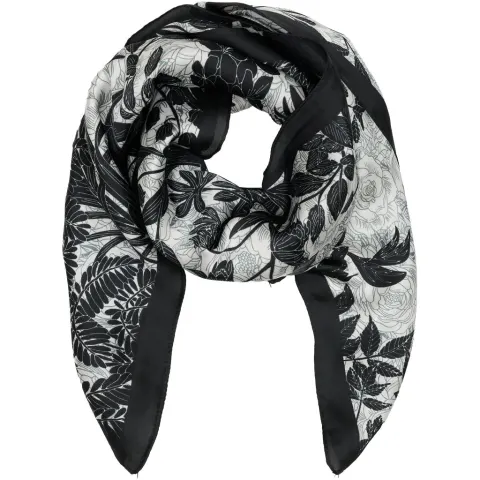 Marta du Chateau dame tørklæde MdcJuline FA-Scarf - Black31273 — produktfoto