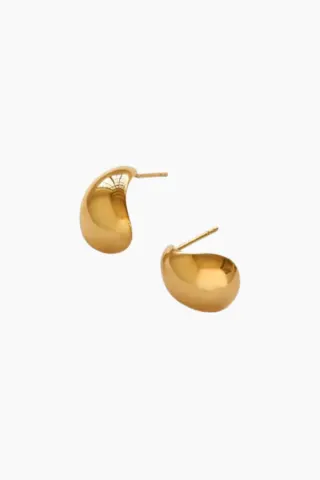 Oyster Earring - Gold - Stine A — produktfoto