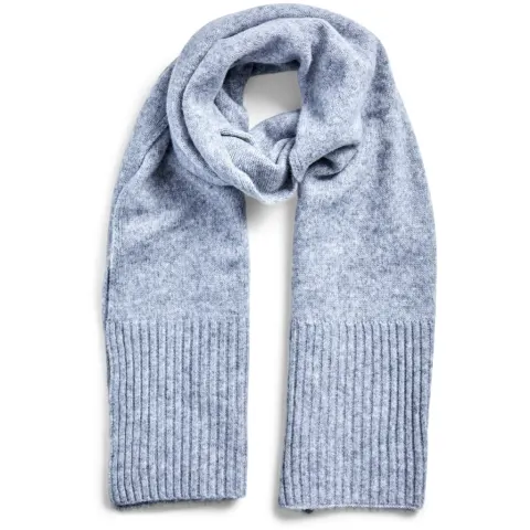 PIECES dame tørklæde PCMOCCA - Light Grey Melange — produktfoto