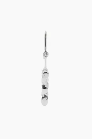 Big Dot Creol with Silver Splash - Silver - Stine A — produktfoto