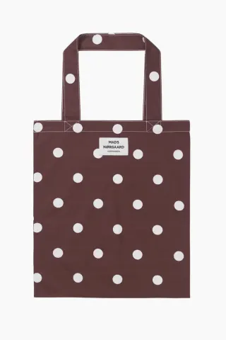 Sacky Atoma Bag - Dot AOP Sassafras/White Alyssum - Mads Nørgaard — produktfoto