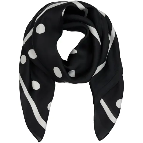 Marta du Chateau dame tørklæde MdcJuline FA-Scarf - Black1515 — produktfoto