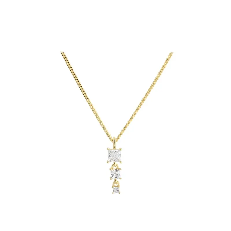 *EDGE NECKLACE | GOLDEN — produktfoto