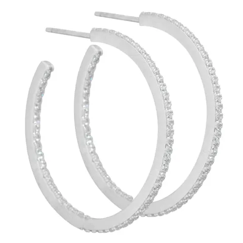 *DAFNE HOOPS | SILVER — produktfoto