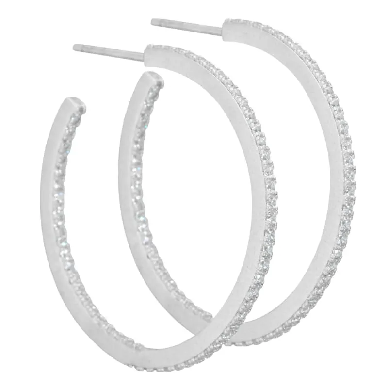 *DAFNE HOOPS | SILVER — produktfoto