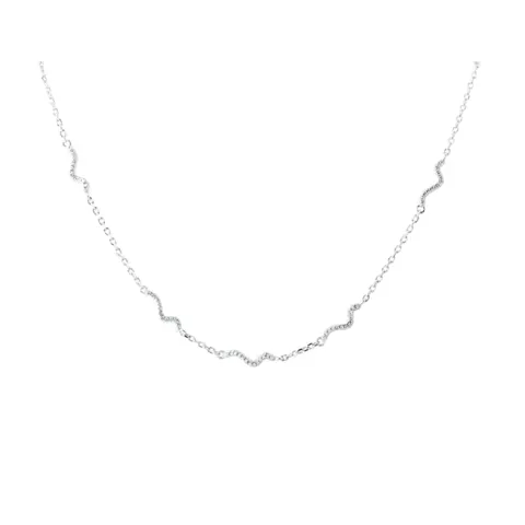 CURVA NECKLACE | SILVER — produktfoto