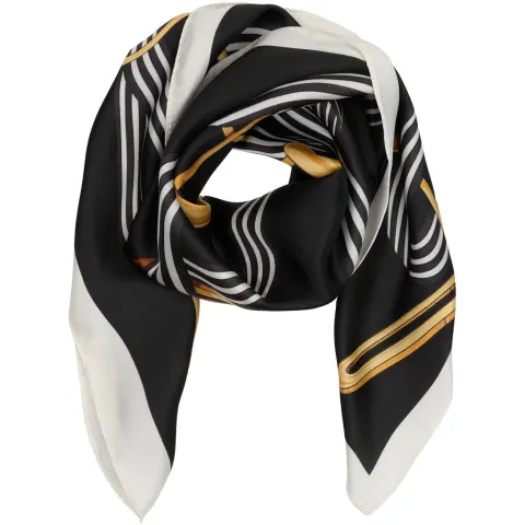 Marta du Chateau dame tørklæde MdcJuline FA-Scarf - Black3849 — produktfoto
