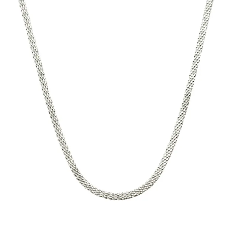 FLATA NECKLACE | SILVER — produktfoto