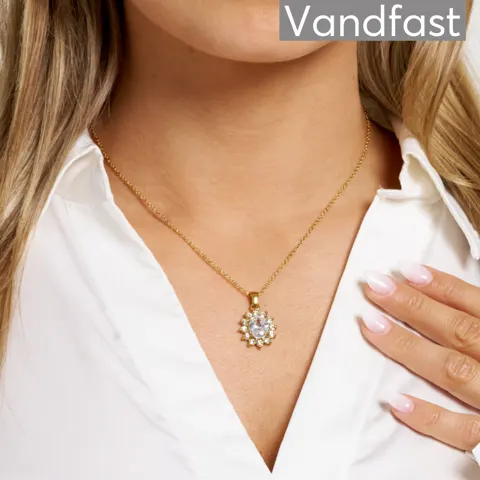 ANNEBRAUNER Esmeralda Halskæde 18K Guldbelagt — produktfoto