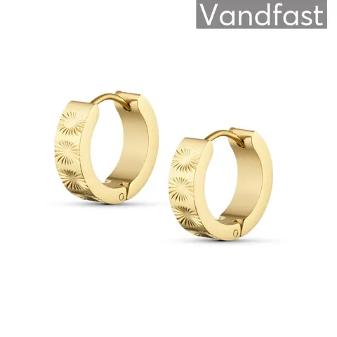 ANNEBRAUNER Chunky Sun Creole Øreringe 18K Guldbelagt — produktfoto