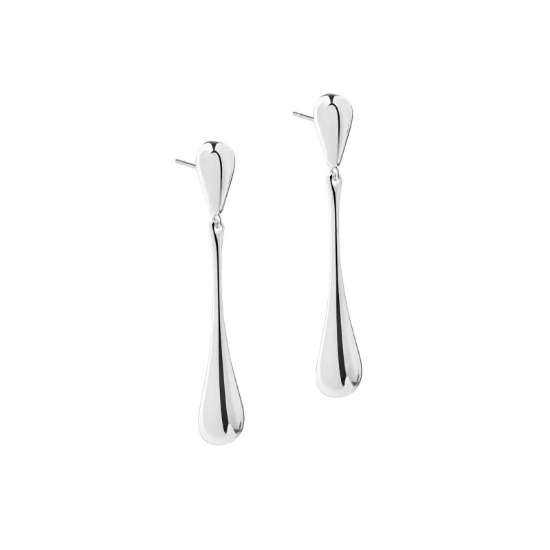 SHINY NEW DROP EARRING | SILVER — produktfoto