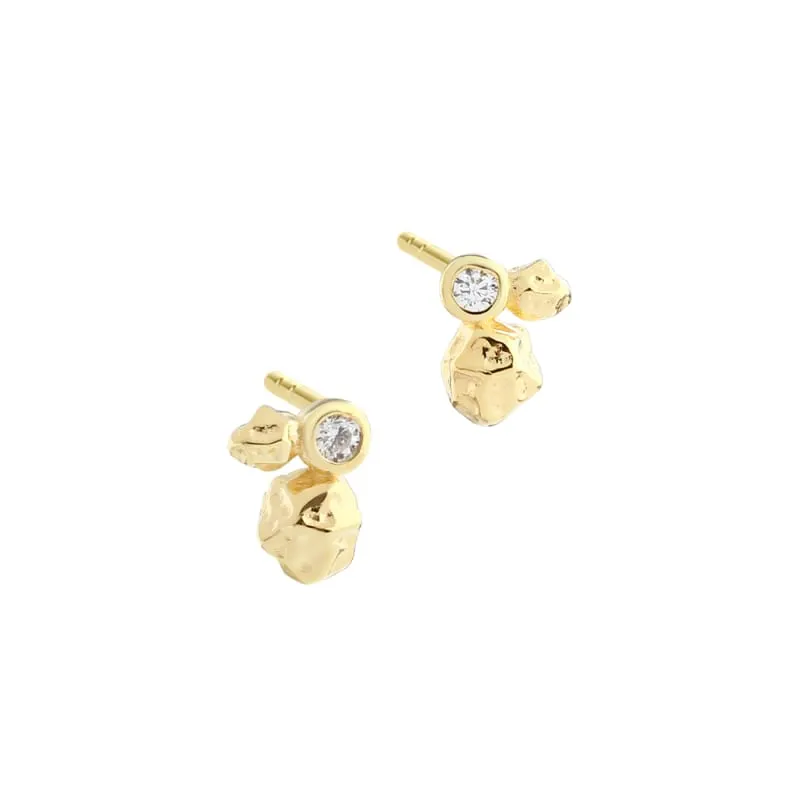 DARLING ROCK EARSTUD | GOLDEN — produktfoto