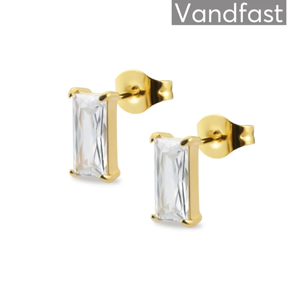 ANNEBRAUNER Empress 4x8mm Øreringe 18K Guldbelagt — produktfoto