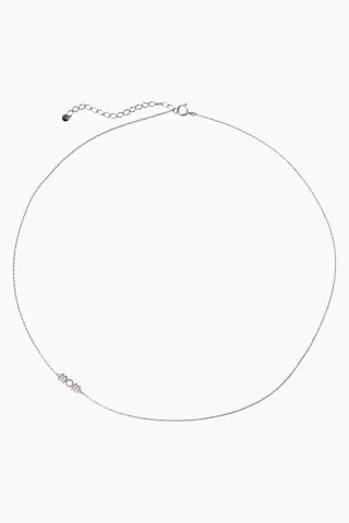 Wow Mom Necklace - Silver - Stine A — produktfoto