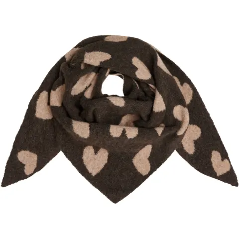 Marta du Chateau dame tørklæde MdcToppy BA-2868 - Taupe/Coffee — produktfoto