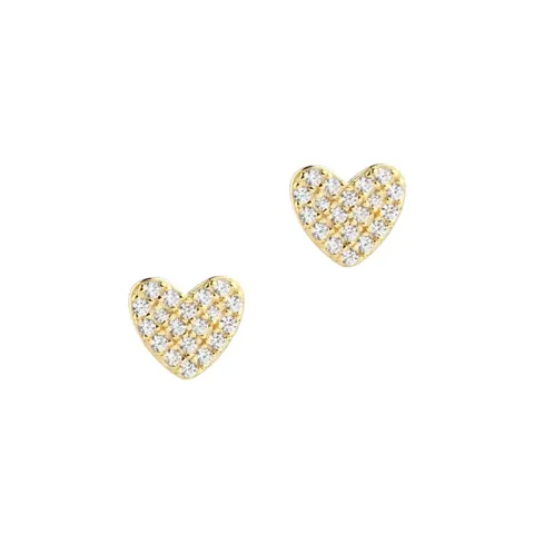 DARLING HEART EARSTUD  | GOLDEN — produktfoto