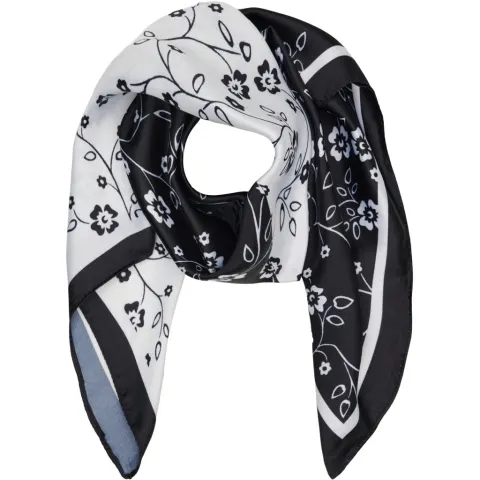 Marta du Chateau dame tørklæde MdcFinja BA-Scarf - Black/White4232 — produktfoto