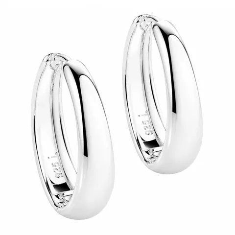 EMMA HOOP 25 MM. | SILVER — produktfoto