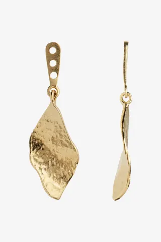 Ile De L'Amour Behind Ear-Earring - Gold - Stine A — produktfoto