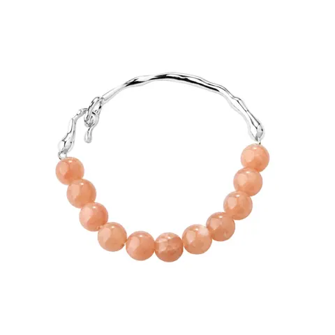 *SUNELLA SEMI BANGLE | SILVER — produktfoto