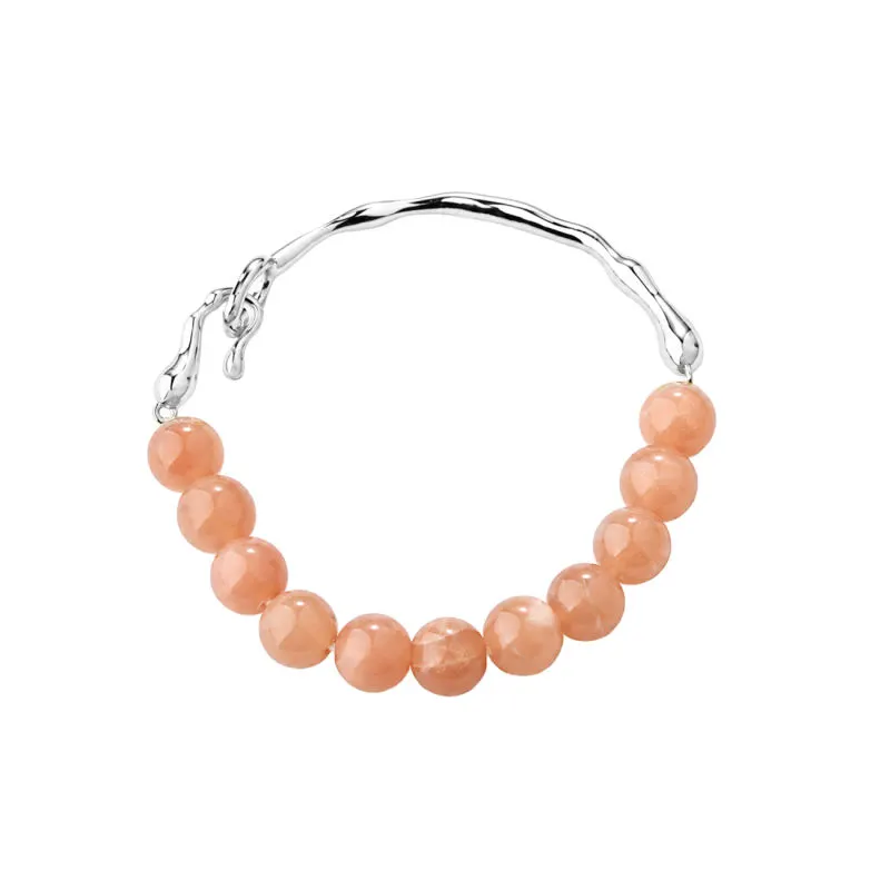 *SUNELLA SEMI BANGLE | SILVER — produktfoto