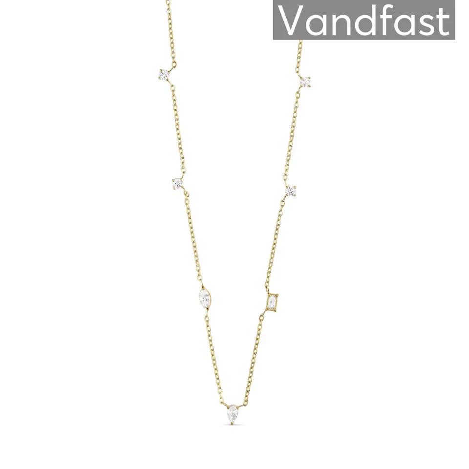 ANNEBRAUNER Classy Exclusive Halskæde 18K Guldbelagt — produktfoto