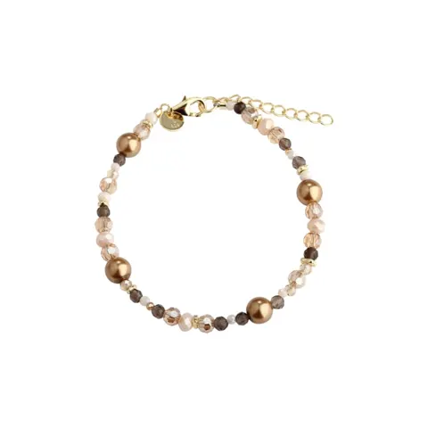 EIRA PEARL BRACELET | GOLDEN — produktfoto