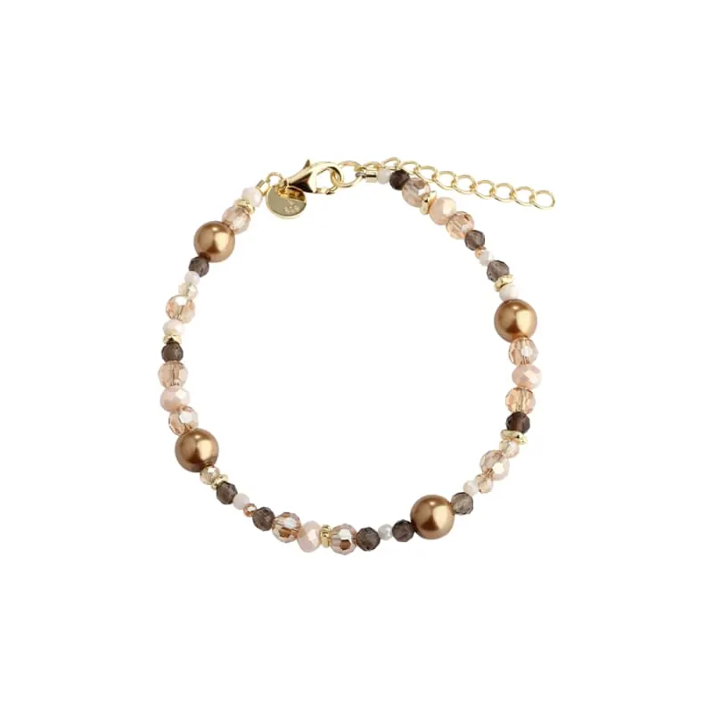 EIRA PEARL BRACELET | GOLDEN — produktfoto