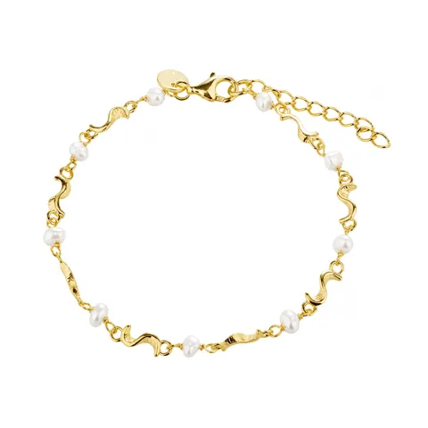 RHUMBA PEARL BRACELET | GOLDEN — produktfoto