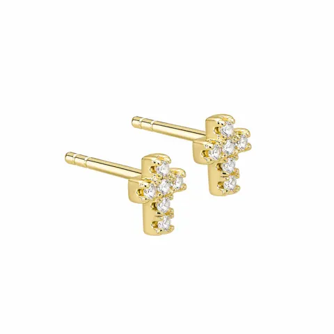 CROSS EARSTUD | GOLDEN — produktfoto