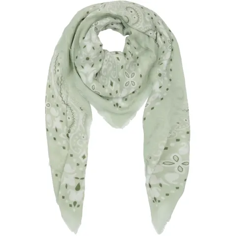 Marta du Chateau dame tørklæde MdcLeah FA37258 - Light Green — produktfoto