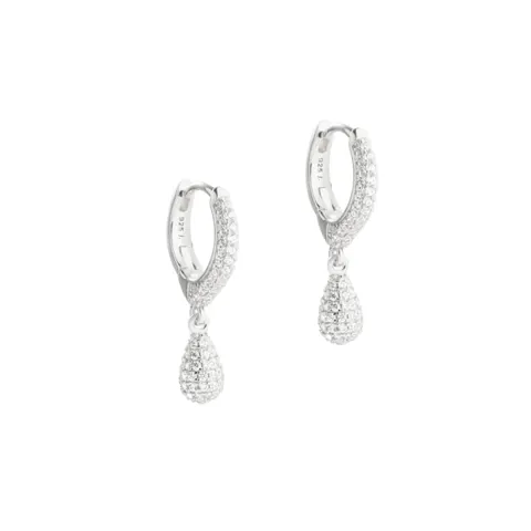 *PAVÉ HOOP |  SILVER — produktfoto