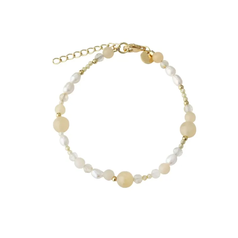 MOONLIGHT PEARL BRACELET | GOLDEN — produktfoto