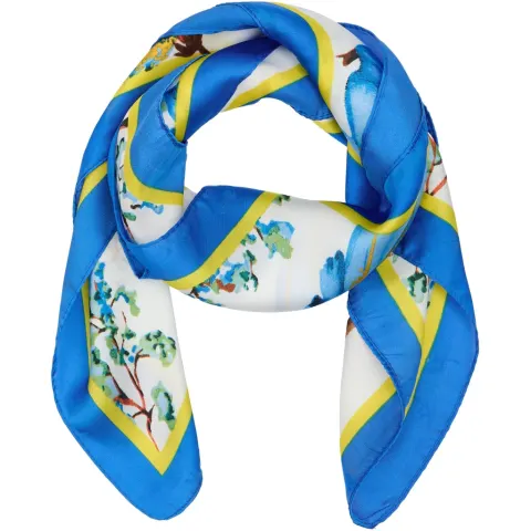 Marta du Chateau dame tørklæde MdcJuline FA1-Scarf - Blue108 — produktfoto